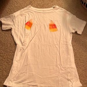 Pink candy corn shirt with tags